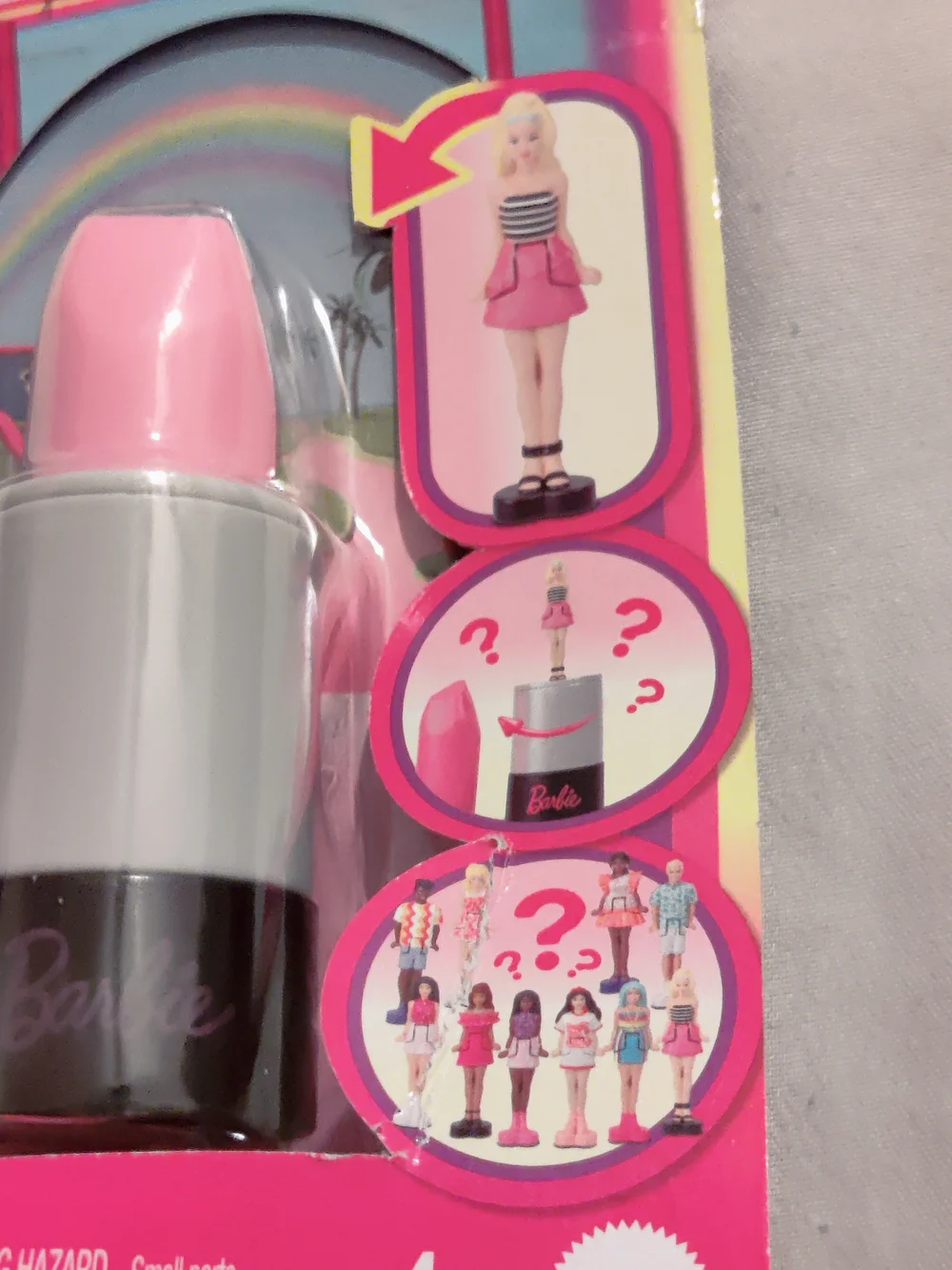 Barbie Mini Barbieland Pink Lipstick Container & Mystery 1.5